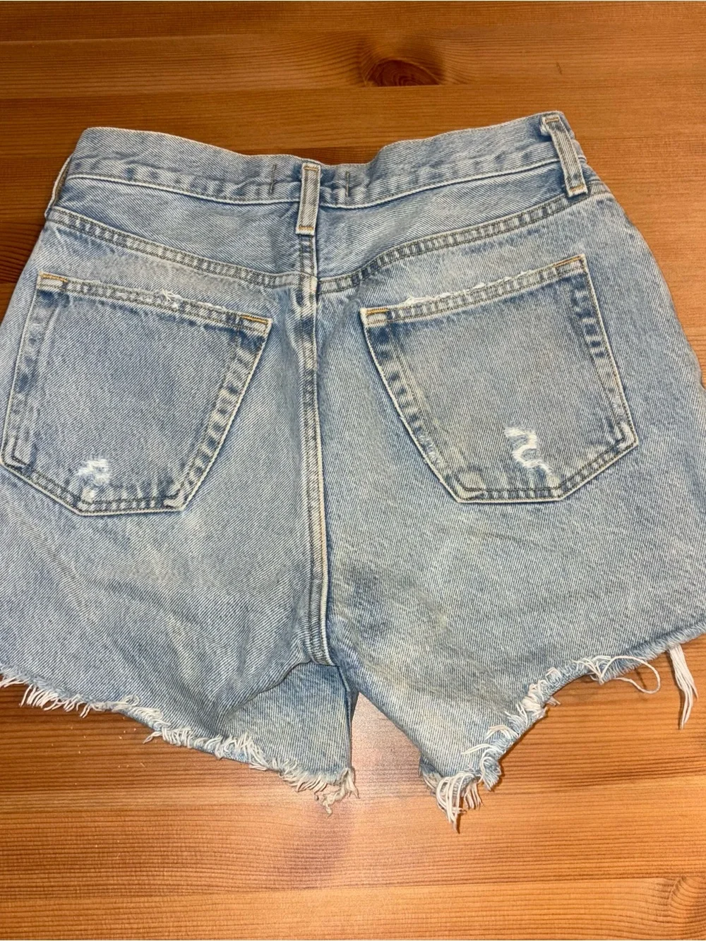AGOLDE Parker Long Short in Swapmeet Denim Shorts Size 24